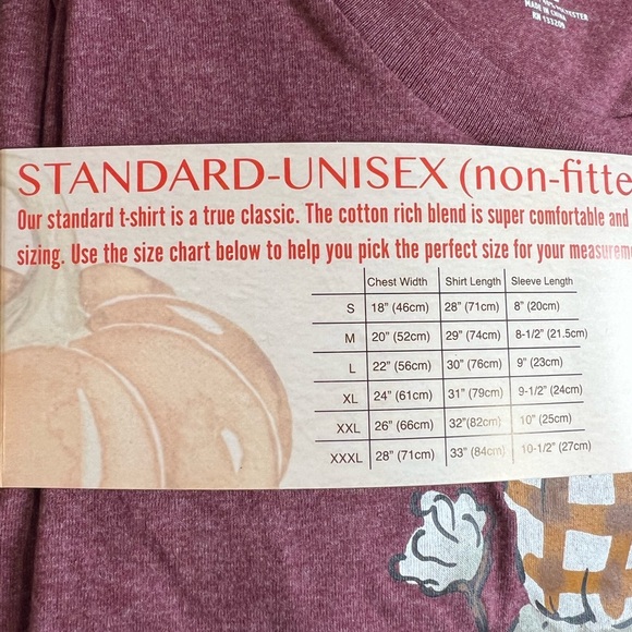 Take Me To The Pumpkin Patch Fall Burgundy Short Sleeved Shirt Sz L - Picture 5 of 6